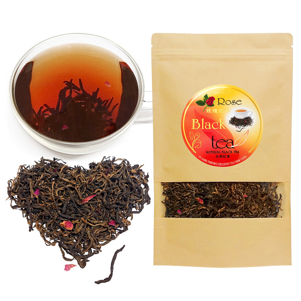ROSE Black tea - Rožu melnā tēja ar tipšiem 100g Melnā tēja