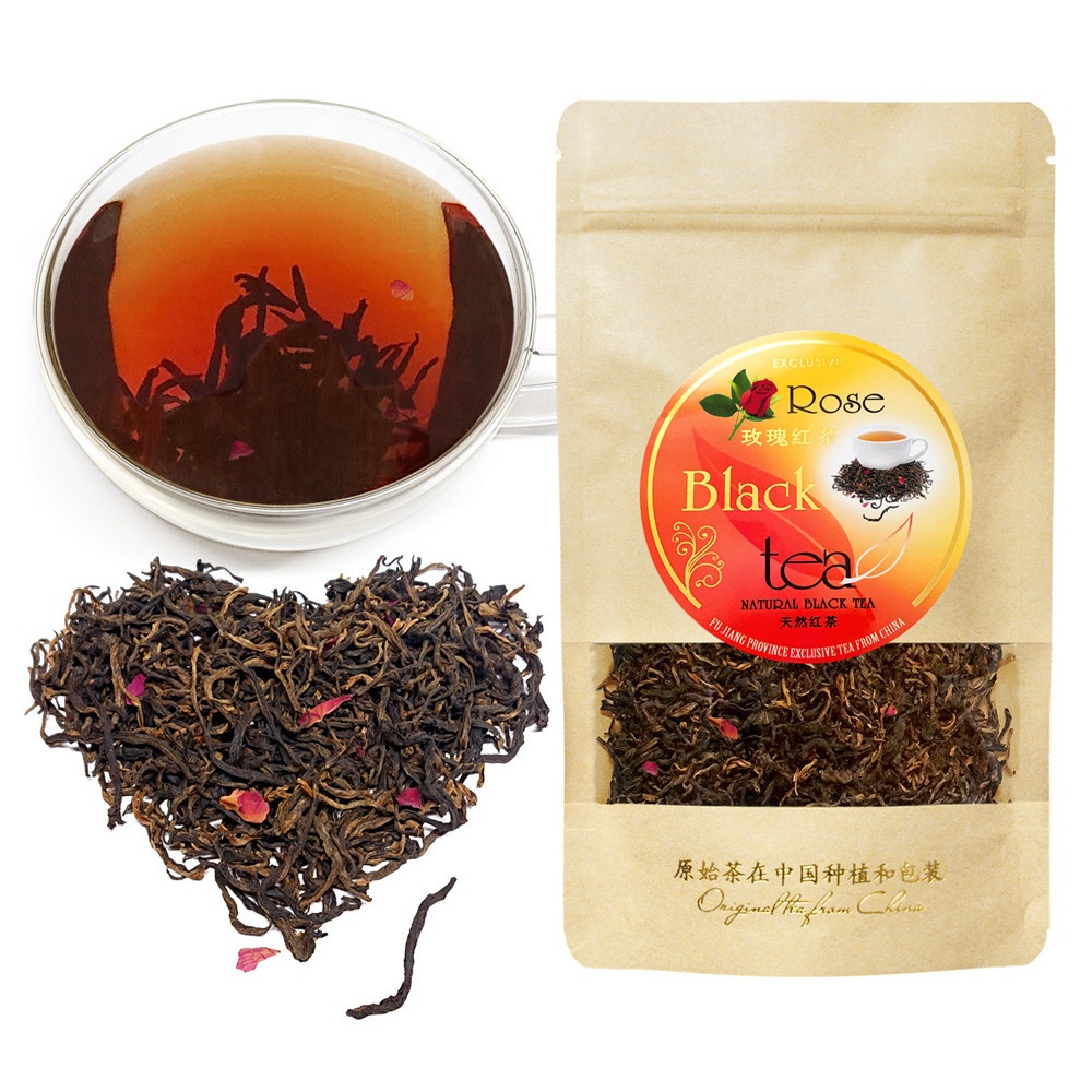ROSE Black tea - Rožu melnā tēja ar tipšiem 50g Melnā tēja