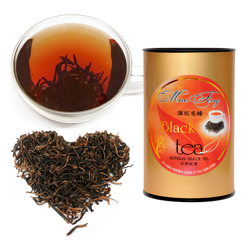 MAO FENG - Ķīnas Imperatora melnā tēja ar tipšiem, PT80g Melnā tēja