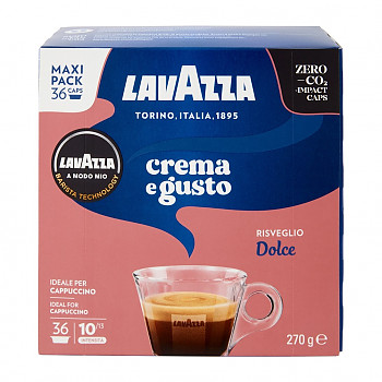 A Modo Mio Crema E Gusto Dolce 36gab. Kafijas kapsulas