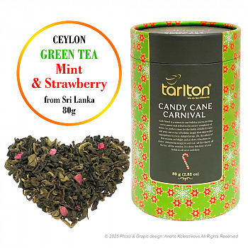 Candy Cane Carnaval 80 gr. Zaļā tēja