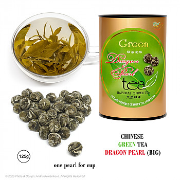 Dragon Big Pearl Green tea 170 gr. Zaļā tēja