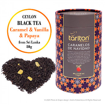 Ceylon Caramelos De Navidad 80 gr. Melnā tēja