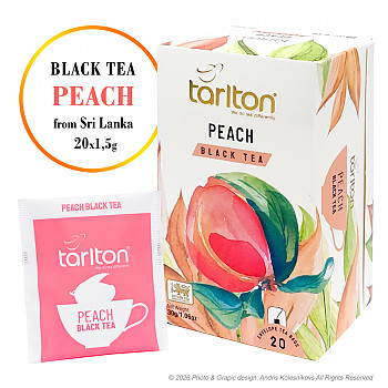 Peach Black tea 20 x 1.5 гр. Чай в пакетиках