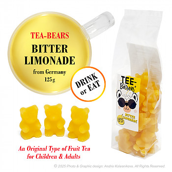 Tea Bears Bitter Limonade, 125 g Augļu tēja