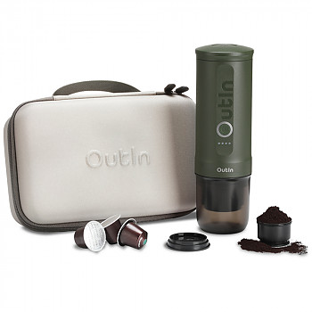 Nano Travel Kit Green Ceļojumu kafijas automāts
