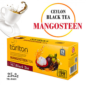 Ceilonas Melnā tēja „Mangosteen”, paciņās, 25 gab., 50g Melnā tēja