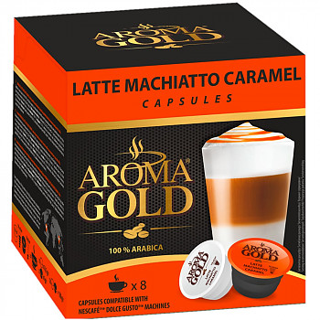 Dolce Gusto Caramel Latte Macchiato 8+8 gab. Kafijas kapsulas