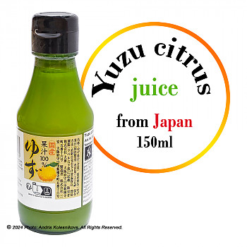 100% Juzu (Yuzu) citrusu sula, YUZU citrus juice, 150ml