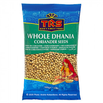 Whole Dhania Coriander, Koriandrs, 100gr. Garšvielas
